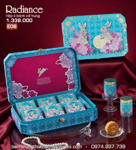 Bánh trung thu Khách sạn Hà Nội Hộp 6 bánh đủ vị Radiance