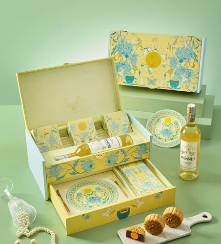 Bánh trung thu Khách sạn Hà Nội hộp 5 bánh + Rượu Full Moon Toast